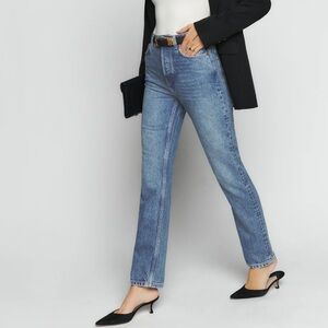 NWT Reformation Cynthia High Rise Straight Jean in Colorado